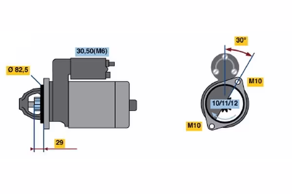 BOSCH Motorino d\'avviamento