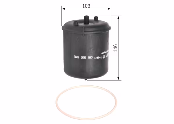 BOSCH Filtro olio