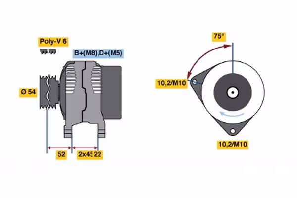 BOSCH Alternatore