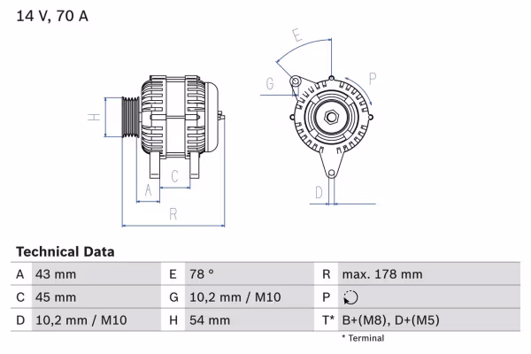 BOSCH Alternatore