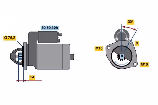 BOSCH Motorino d\'avviamento