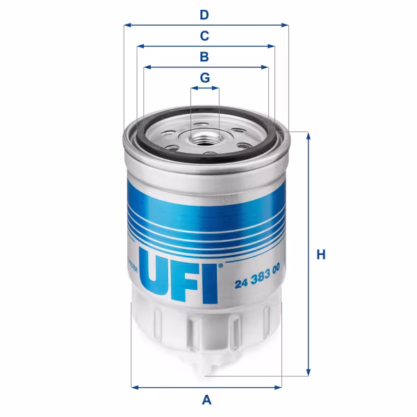 UFI Filtro carburante