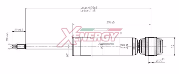 AP XENERGY Ammortizzatore