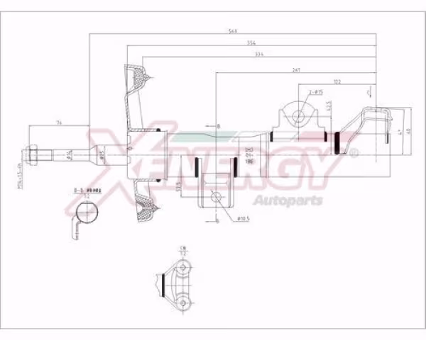 AP XENERGY Ammortizzatore