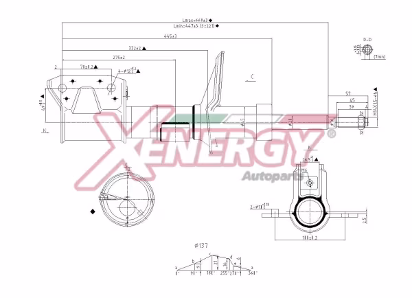 AP XENERGY Ammortizzatore
