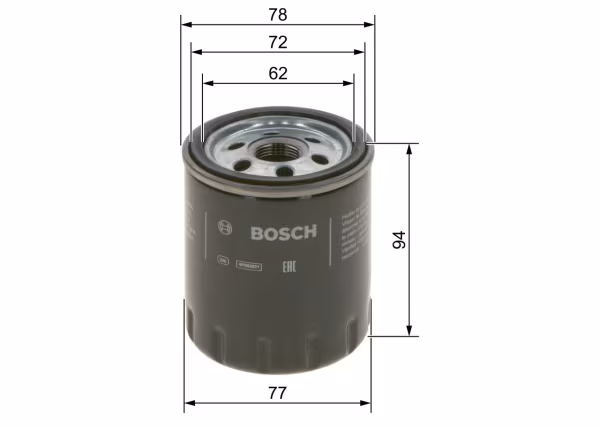 BOSCH Filtro olio
