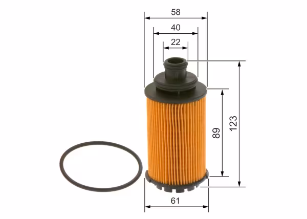 BOSCH Filtro olio