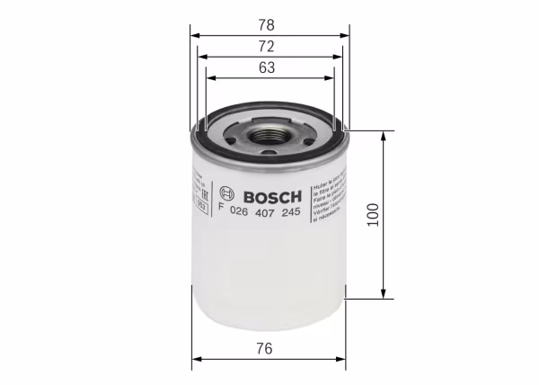 BOSCH Filtro olio