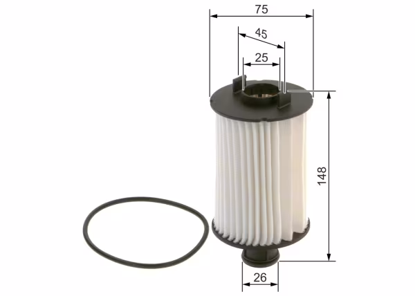 BOSCH Filtro olio