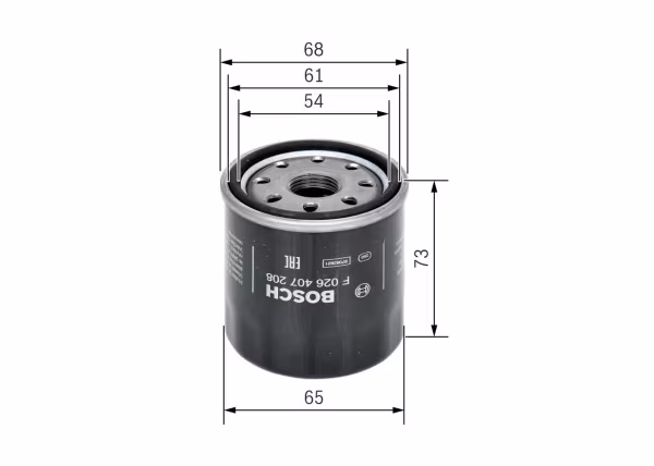 BOSCH Filtro olio