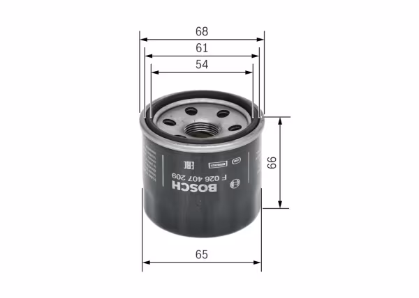BOSCH Filtro olio