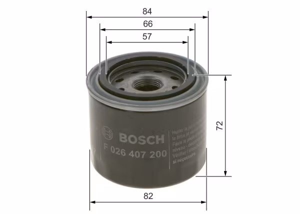 BOSCH Filtro olio