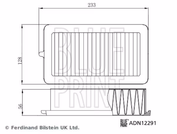 BLUE PRINT Filtro aria