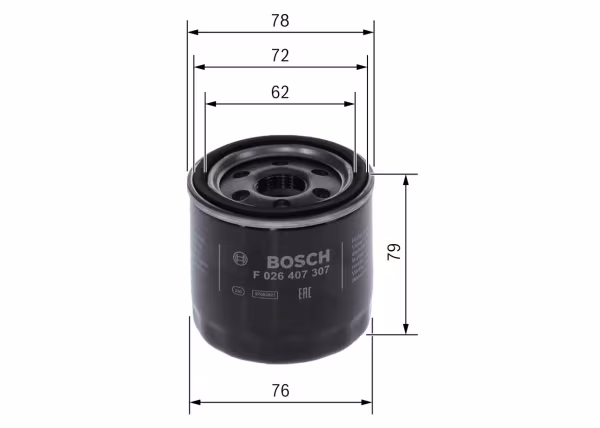 BOSCH Filtro olio