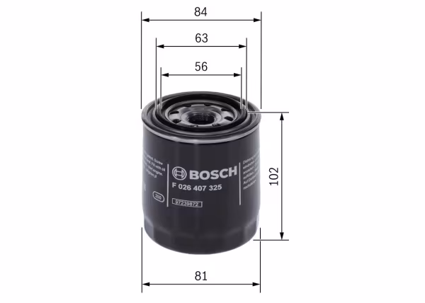 BOSCH Filtro olio