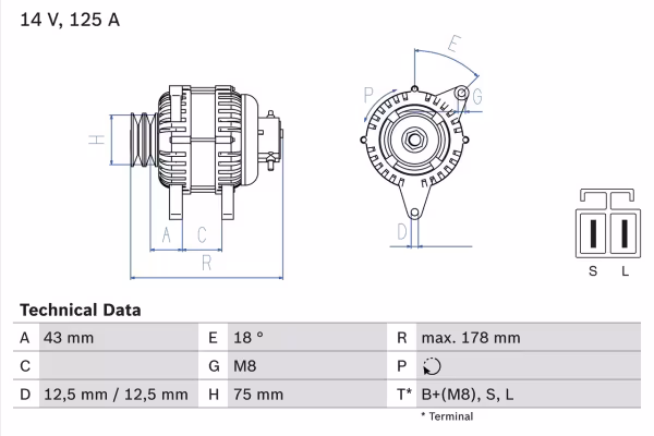BOSCH Alternatore