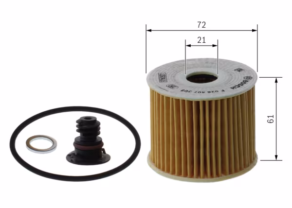 BOSCH Filtro olio