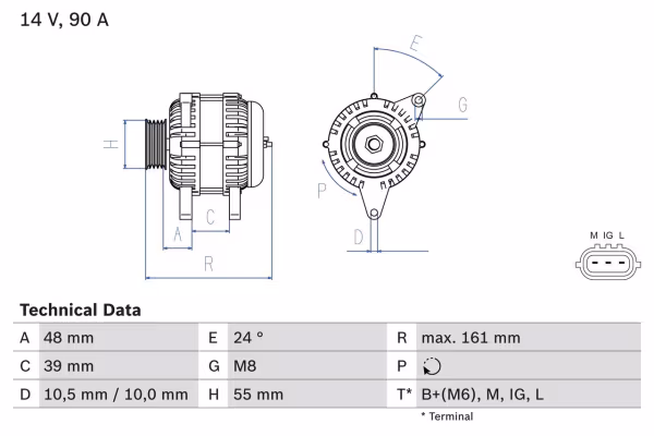 BOSCH Alternatore