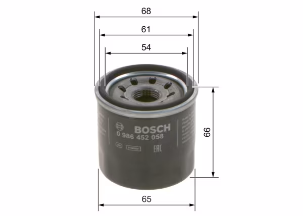 BOSCH Filtro olio