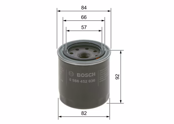 BOSCH Filtro olio