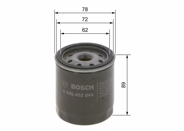 BOSCH Filtro olio