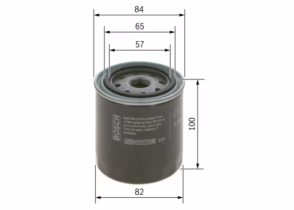 BOSCH Filtro olio