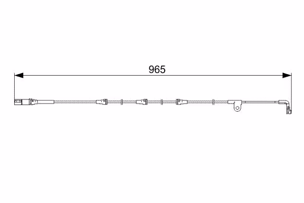 BOSCH Contatto segnalazione, Usura past. freno/mat. d\'attrito