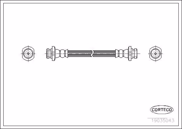 CORTECO Flessibile del freno