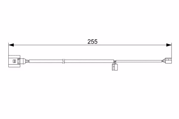 BOSCH Contatto segnalazione, Usura past. freno/mat. d\'attrito