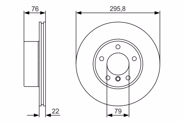 BOSCH Disco freno