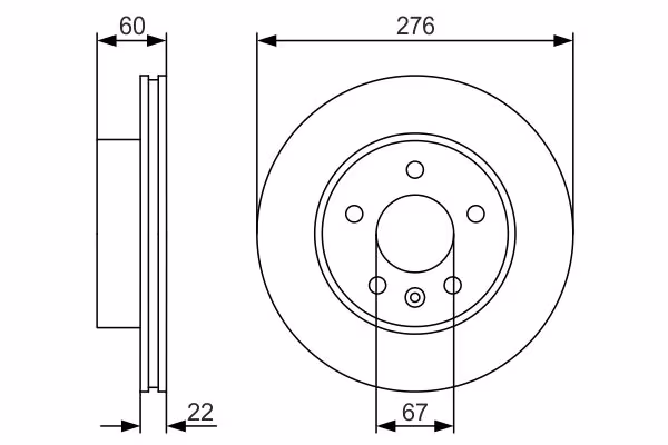 BOSCH Disco freno