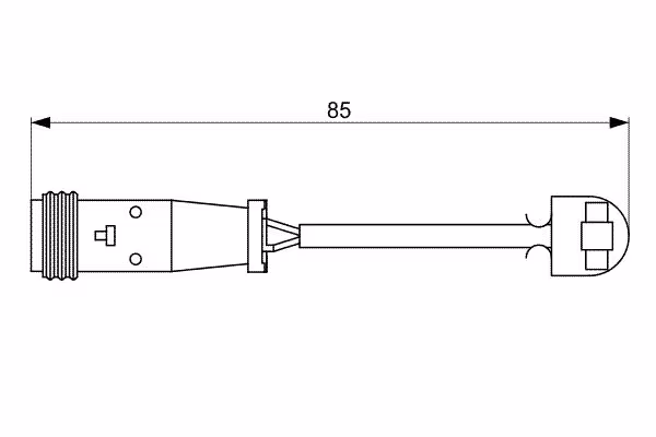 BOSCH Contatto segnalazione, Usura past. freno/mat. d\'attrito