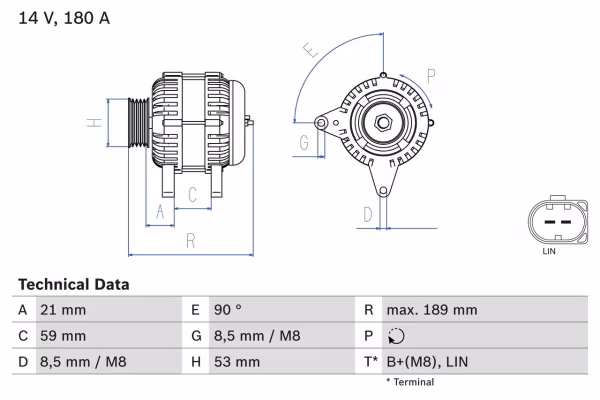 BOSCH Alternatore