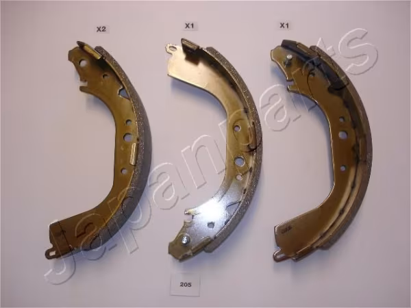 JAPANPARTS Kit ganasce freno