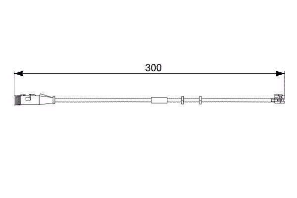 BOSCH Contatto segnalazione, Usura past. freno/mat. d\'attrito
