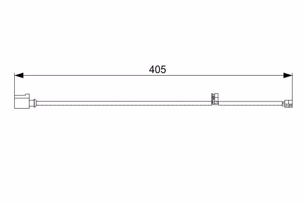 BOSCH Contatto segnalazione, Usura past. freno/mat. d\'attrito