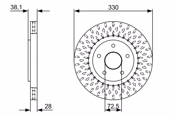 BOSCH Disco freno