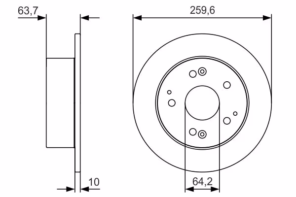 BOSCH Disco freno