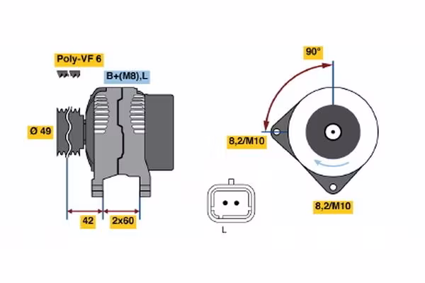 BOSCH Alternatore