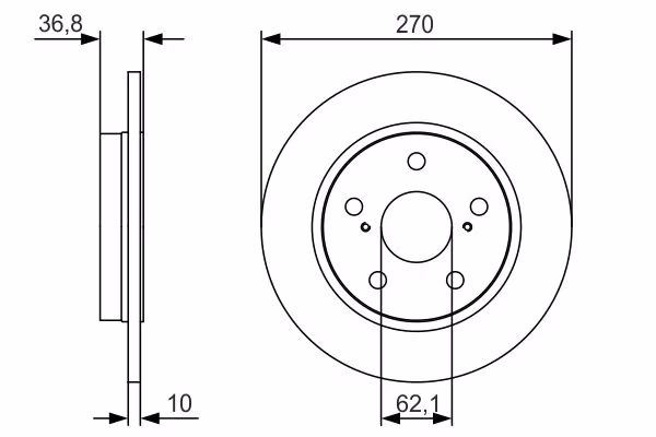 BOSCH Disco freno