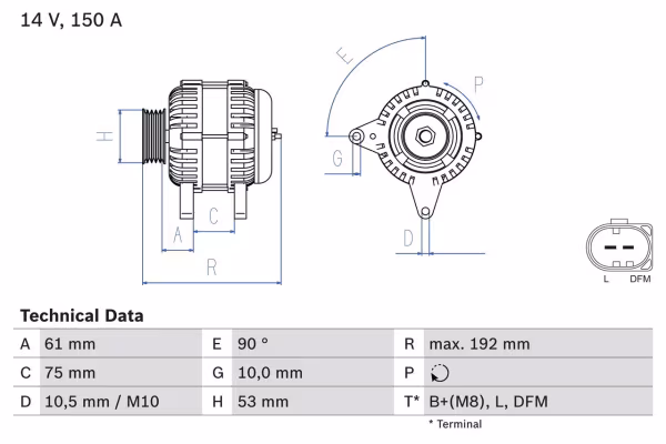 BOSCH Alternatore