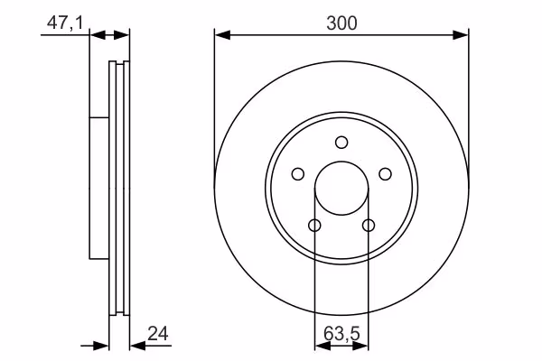 BOSCH Disco freno