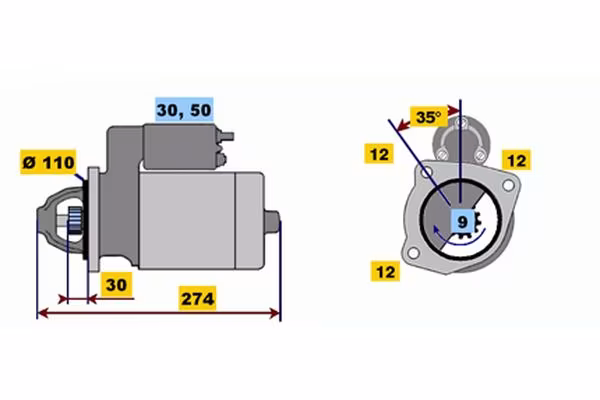 BOSCH Motorino d\'avviamento