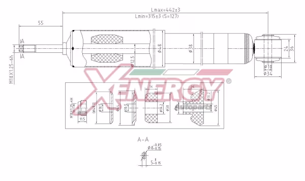 AP XENERGY Ammortizzatore