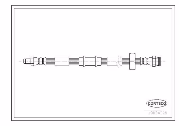 CORTECO Flessibile del freno