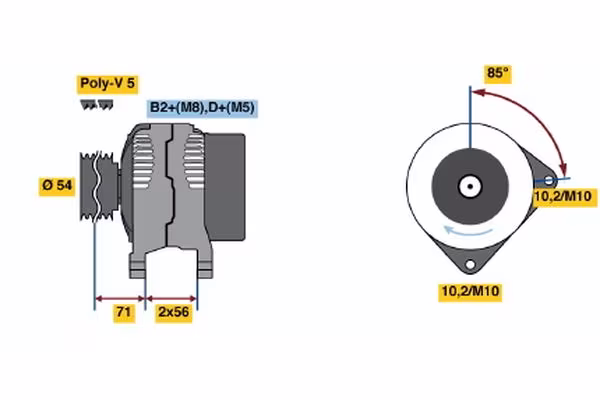 BOSCH Alternatore