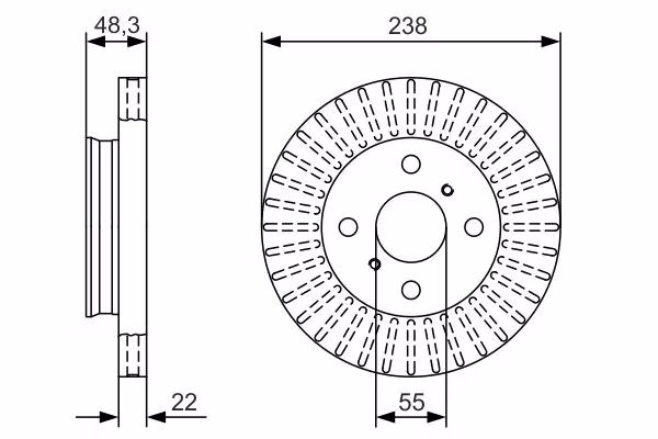 BOSCH Disco freno