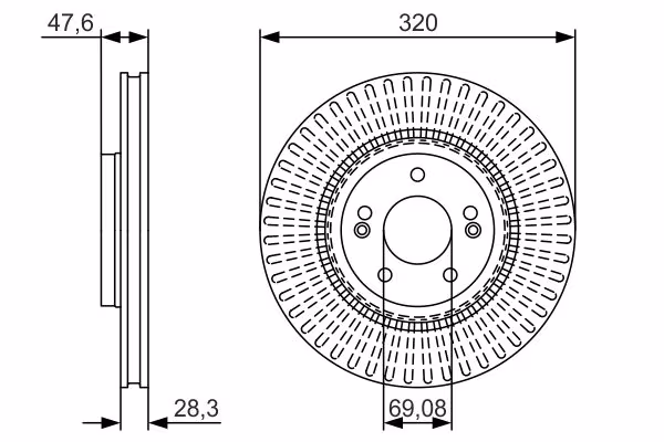 BOSCH Disco freno