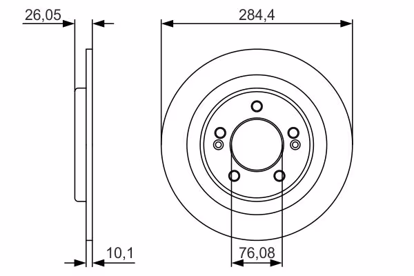 BOSCH Disco freno