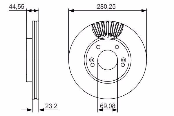 BOSCH Disco freno